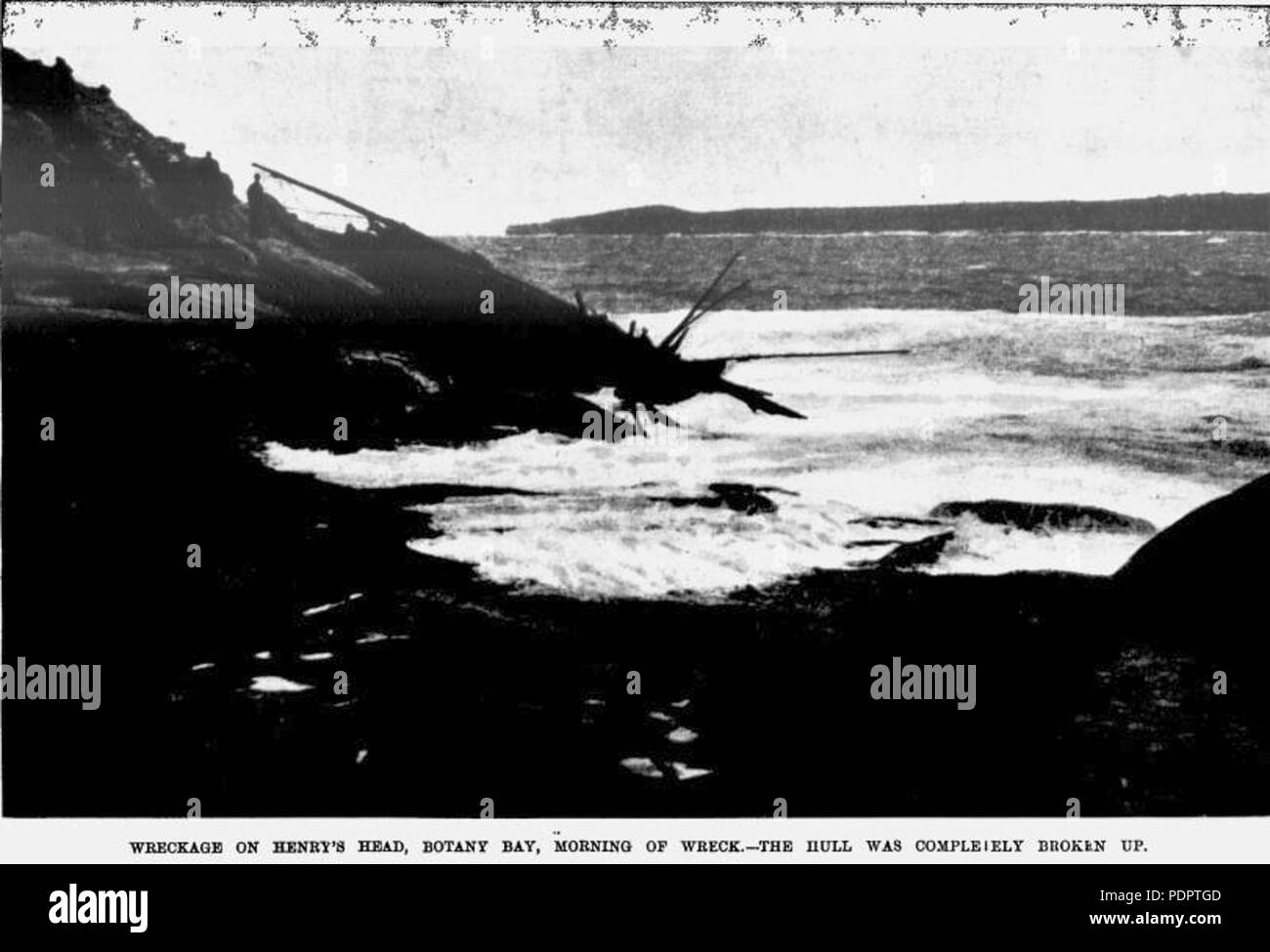 10 (1874) Website Wrack Stockfoto