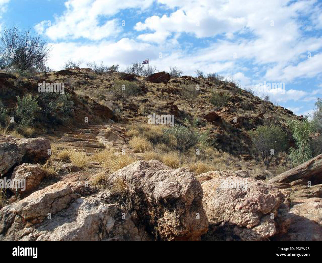 13 Anzac Hill Treppen Stockfoto