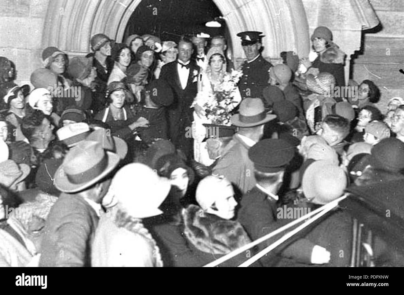 27 BradmanWedding Stockfoto