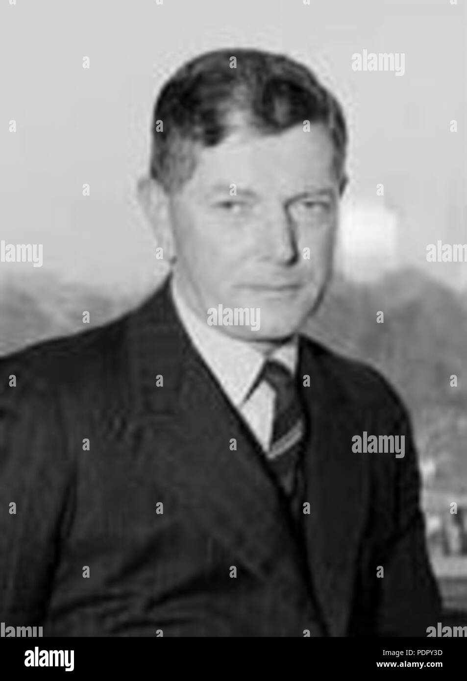 28 Nahaufnahme von Burnett 1945 Stockfoto