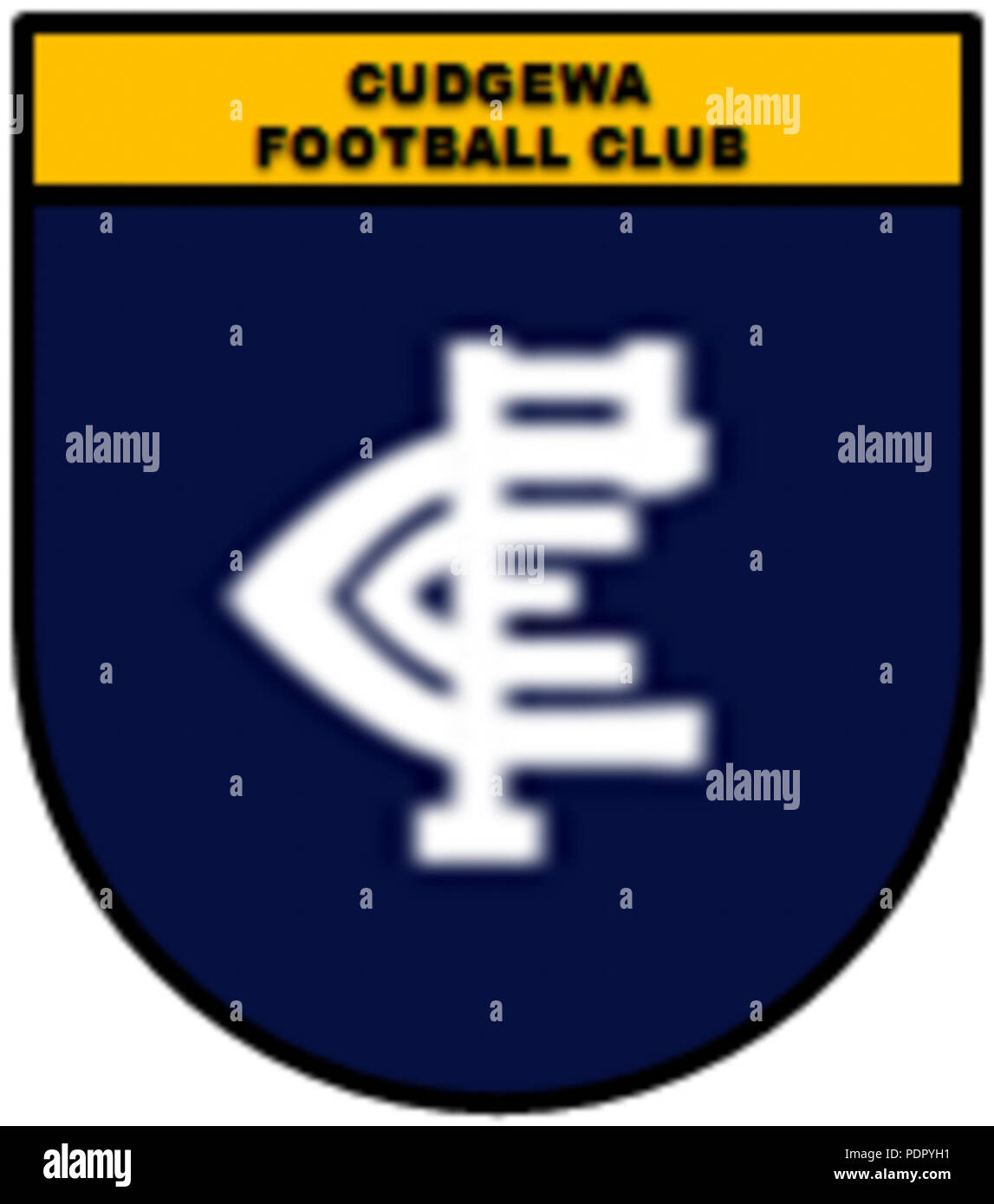 37 Cudgewa FC Stockfoto