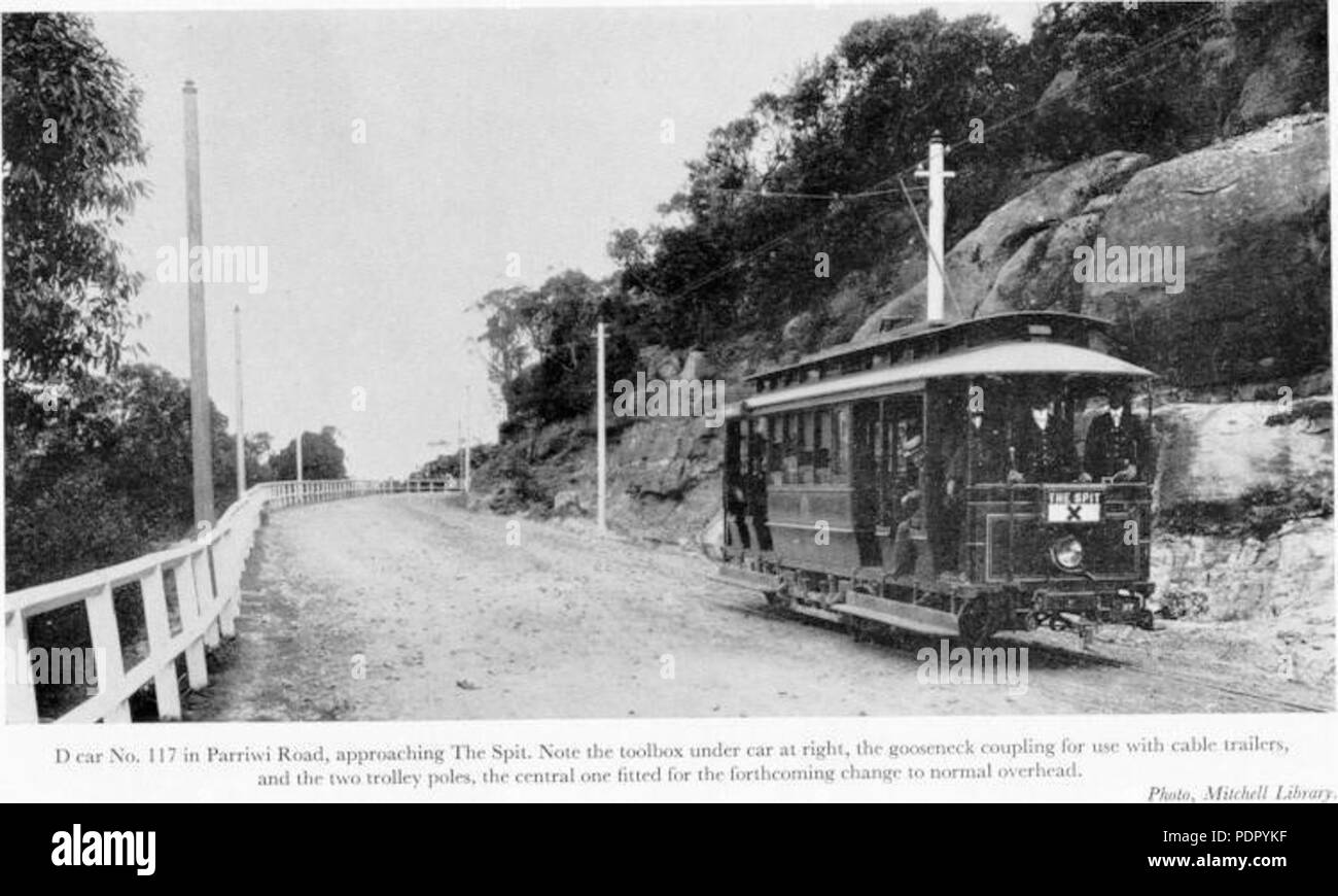 37D Auto Nr. 117 Parriwi Straße, nähert sich die Spit Stockfoto