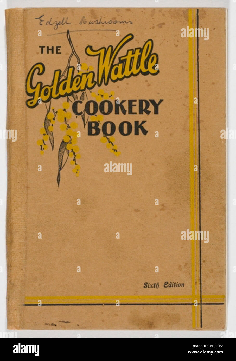 52 Goldene Watlle Kochbuch, 6 ed Stockfoto