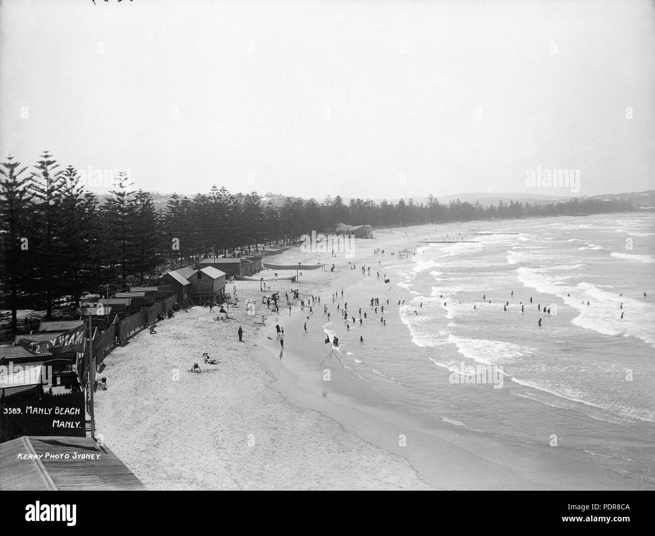82 Manly Beach, Manly aus dem Powerhouse Museum Stockfoto