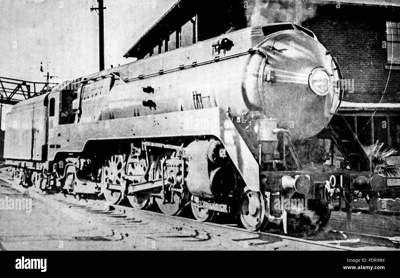 91 NSWGR Lokomotive der Klasse C 38 Stockfoto