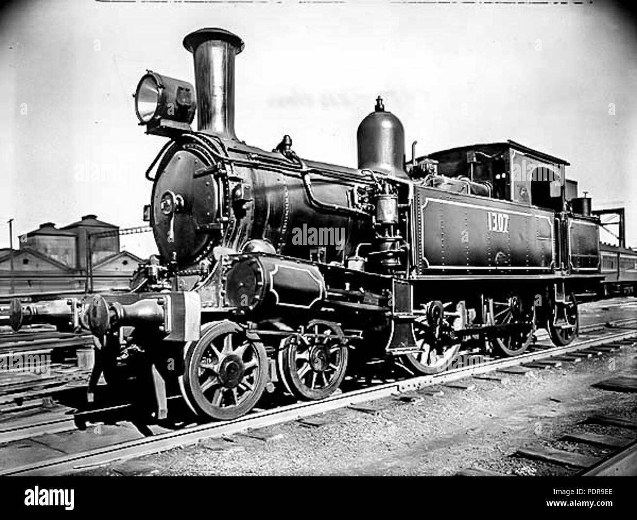 92 NSWGR Z 13 Klasse Lokomotive Seitenansicht Stockfoto