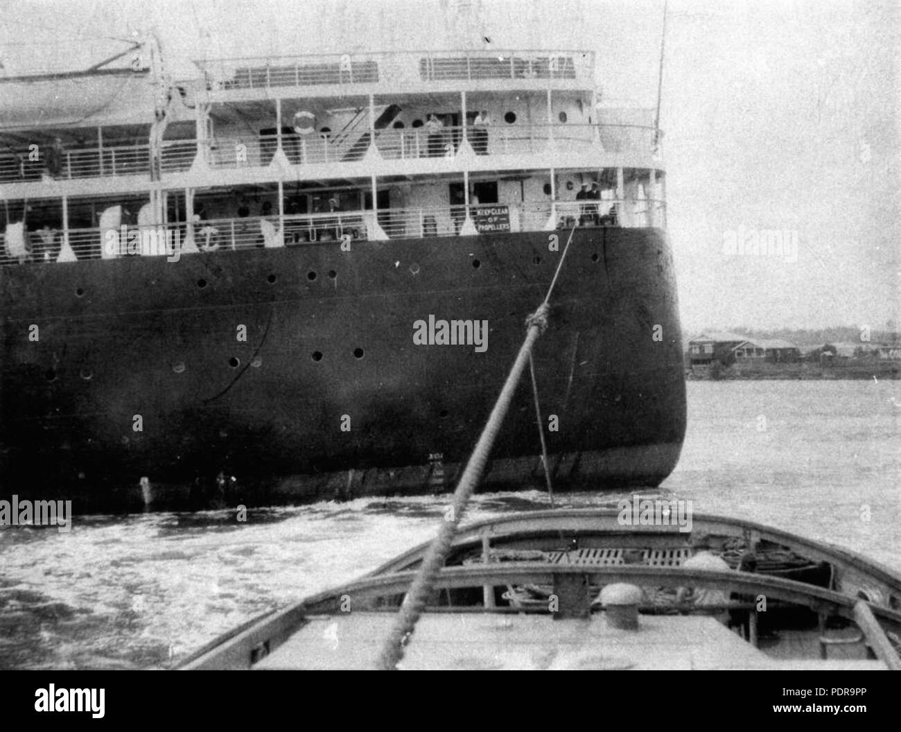 93 StateLibQld 1 141651 Oronsay (Schiff) Stockfoto