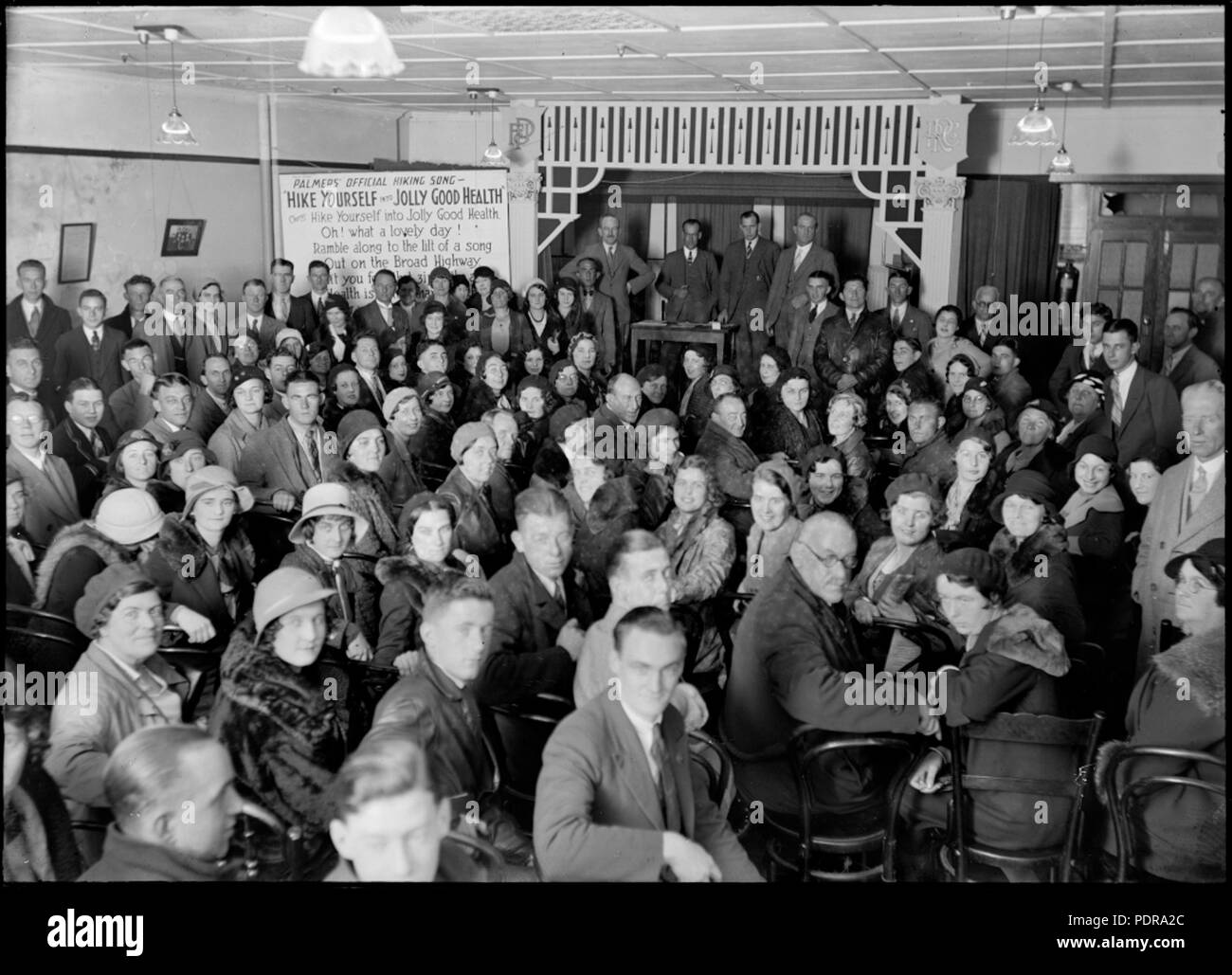 94 Palmer's Community Wandern Association Meeting auf dem Powerhouse Museum Stockfoto