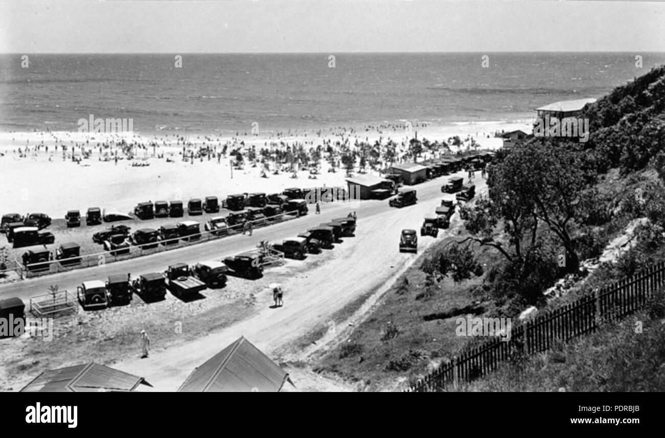 105 Queensland State Archive 2049 Surfen an Kirra Beach Coolangatta c 1934 Stockfoto