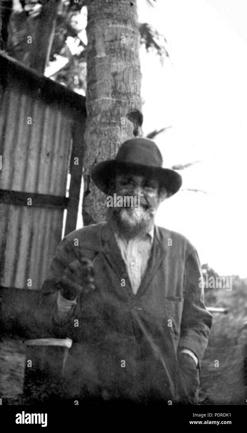 120 Queensland State Archive 5845 Johnson ein alter Schwede sailor Darnley Island vom 20. Juli 1911 Stockfoto