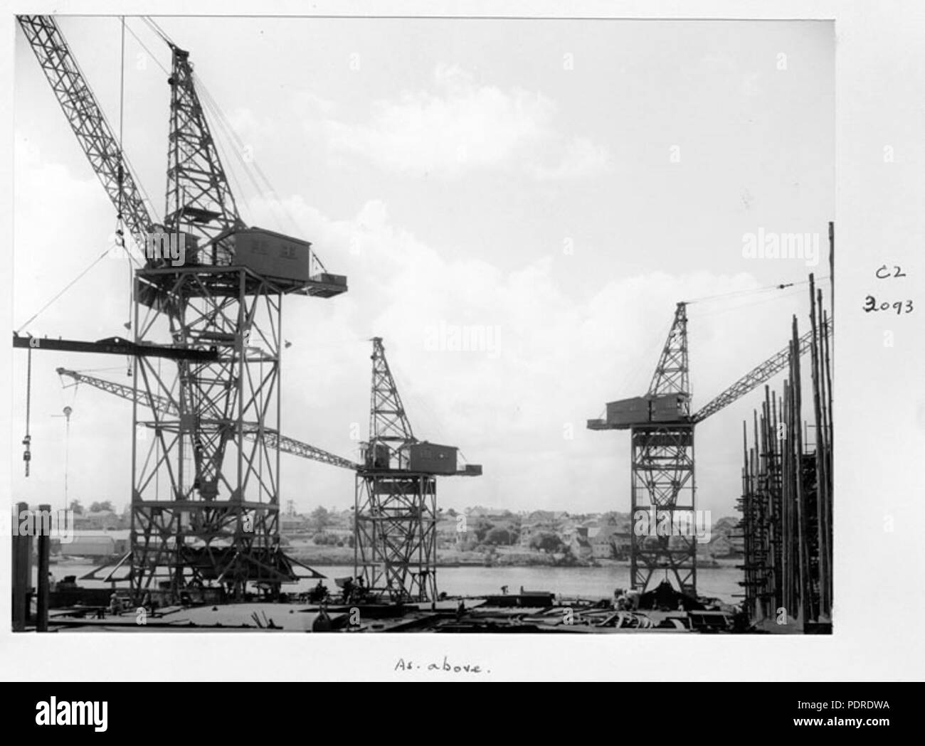 121 Queensland State Archive 6399 Werften Kangaroo Point April 1959 Stockfoto