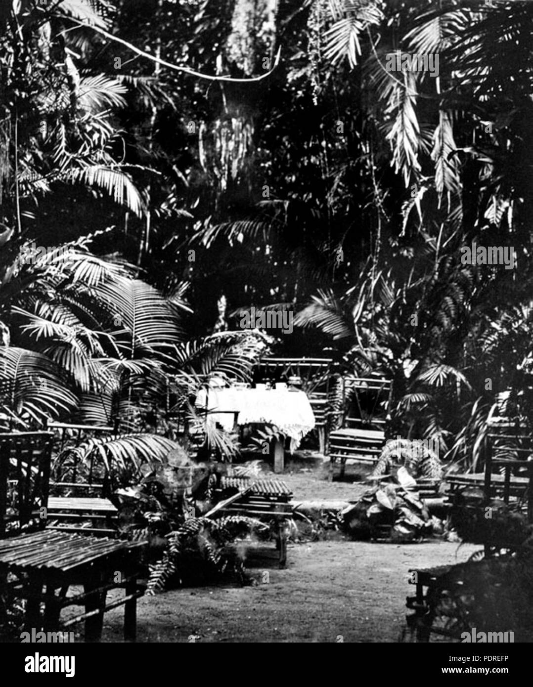 122 Queensland State archive 889 eine Ecke der Teestube Fairyland Kuranda Cairns North Queensland März 1931 Stockfoto