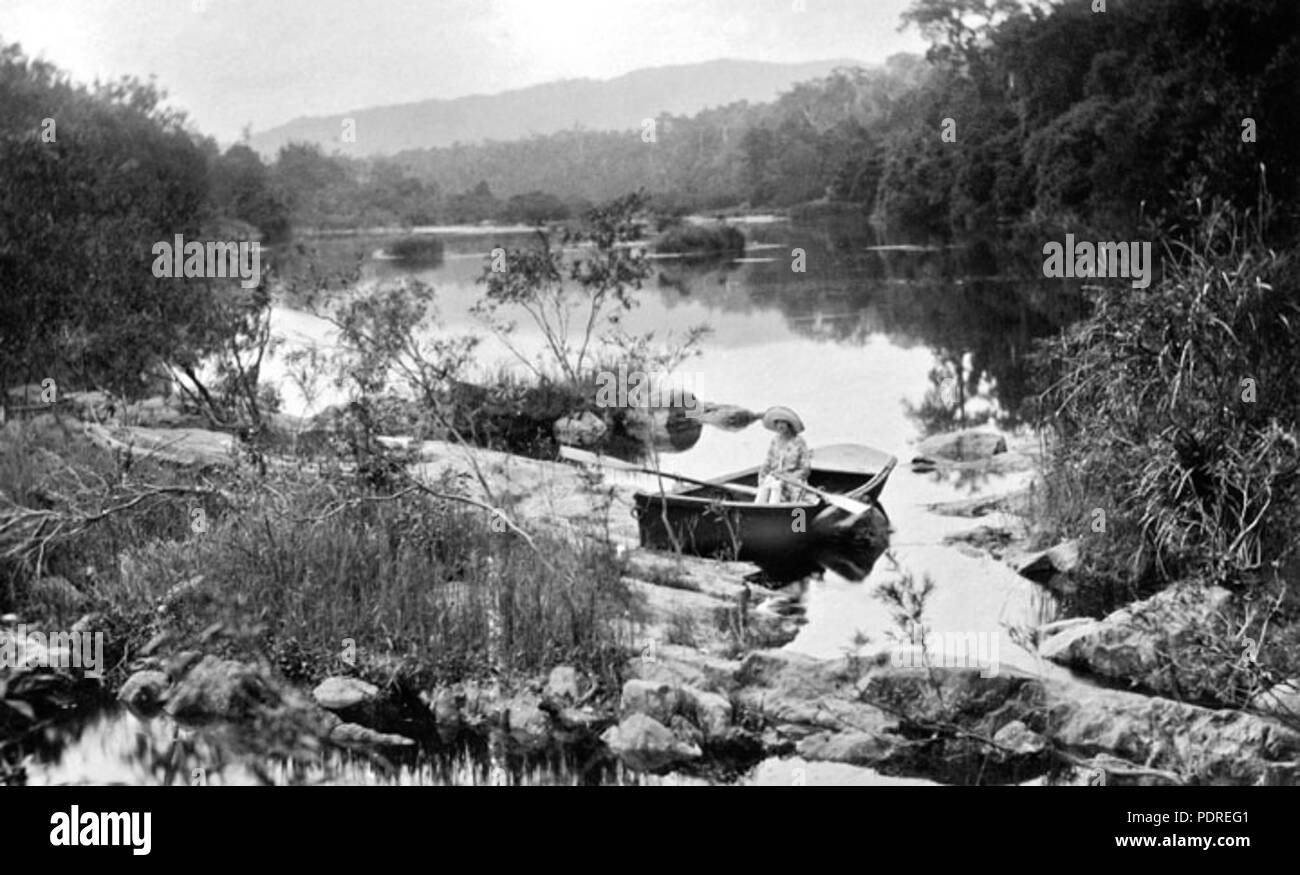 122 Queensland State archive 892 Der Barron River im Fairyland Kuranda Cairns North Queensland März 1931 Stockfoto