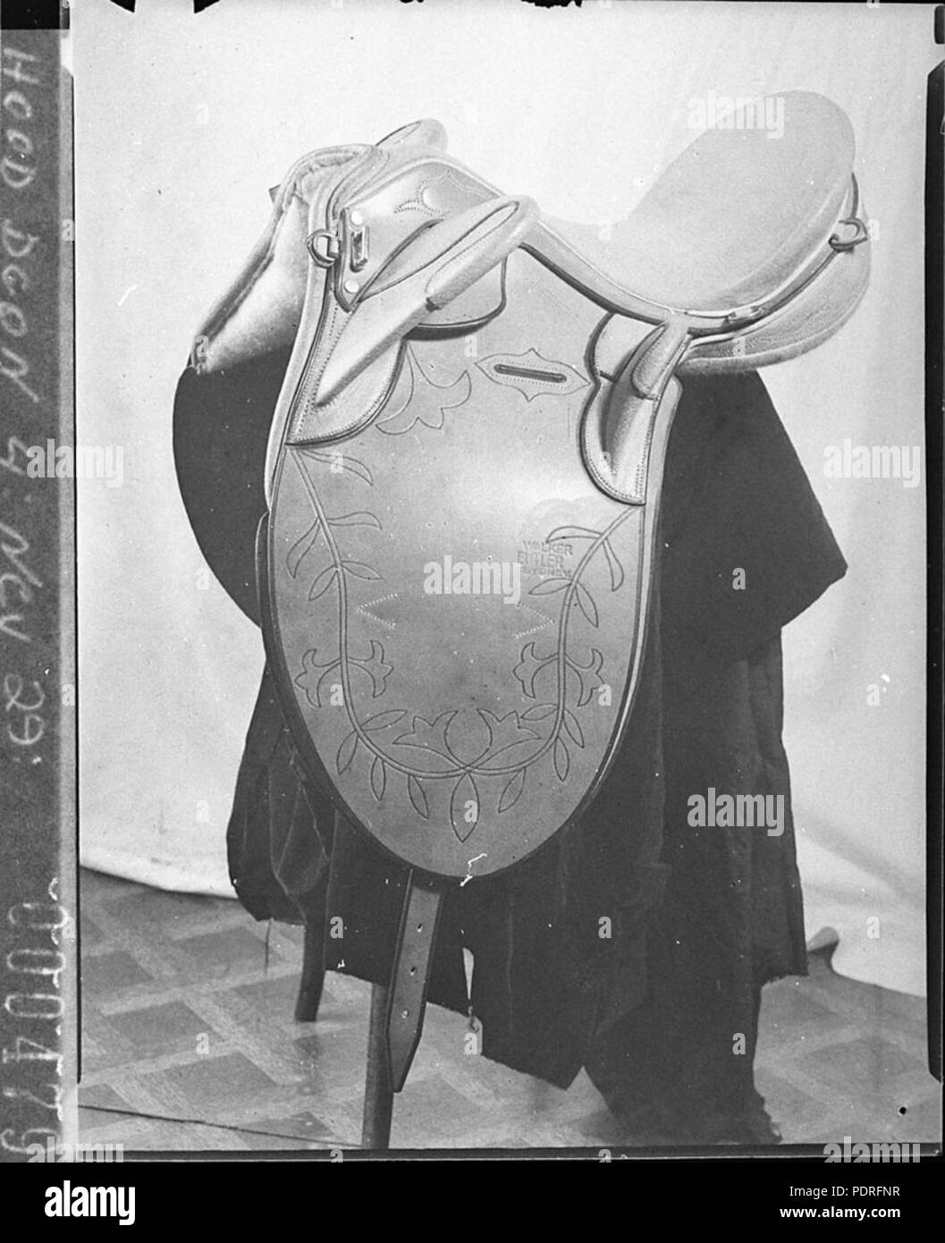 132 11485 SLNSW Tex Mortons Cowboy Roadshow Sattel Stockfoto