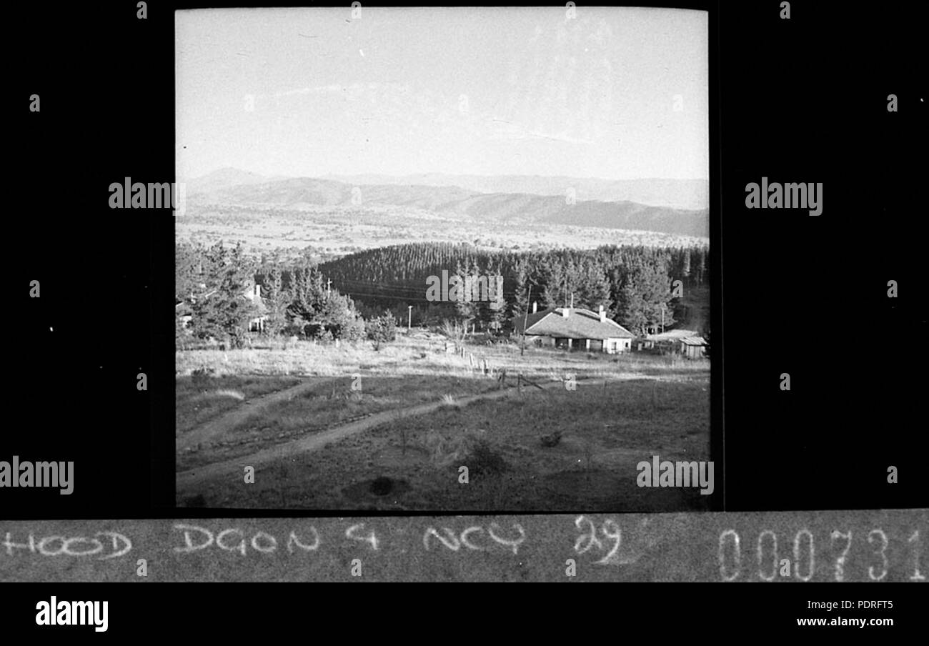 133 SLNSW 11728 Blick vom Mount Stromlo Observatory Stockfoto