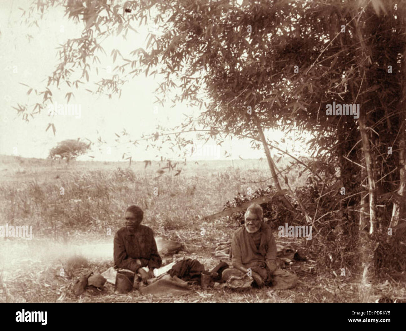 107 Queensland State Archive 2474 Aborigines 1898 Stockfoto