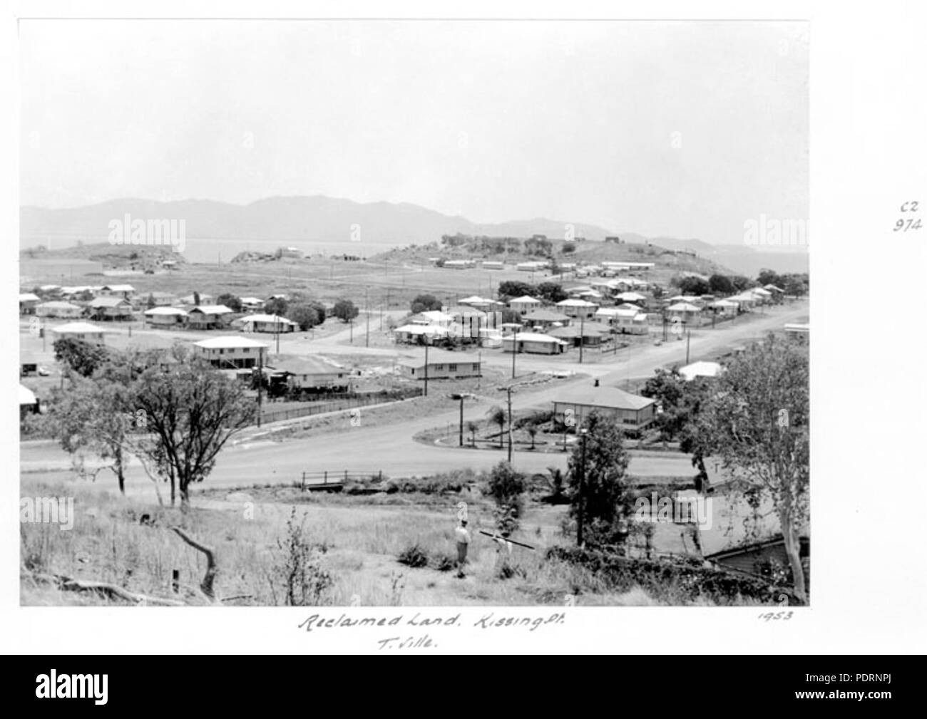 118 Queensland State Archive 4950 zurückgewonnenen Landes küssen Punkt Townsville 1953 Stockfoto