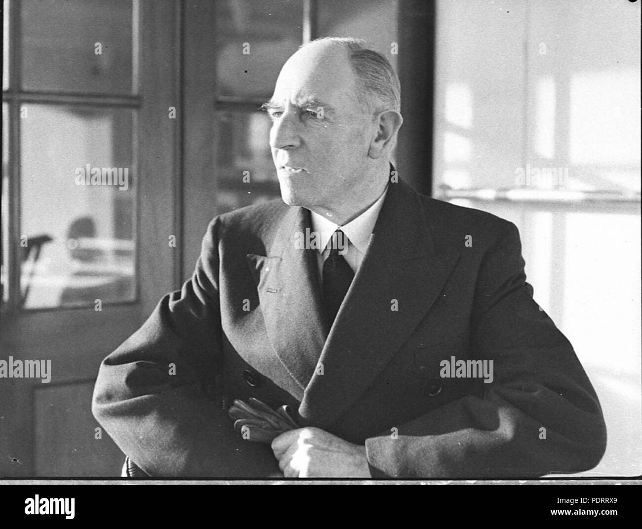 136 15307 SLNSW Ankunft der Gouverneur Admiral Sir Murray und Frau Anderson Stockfoto