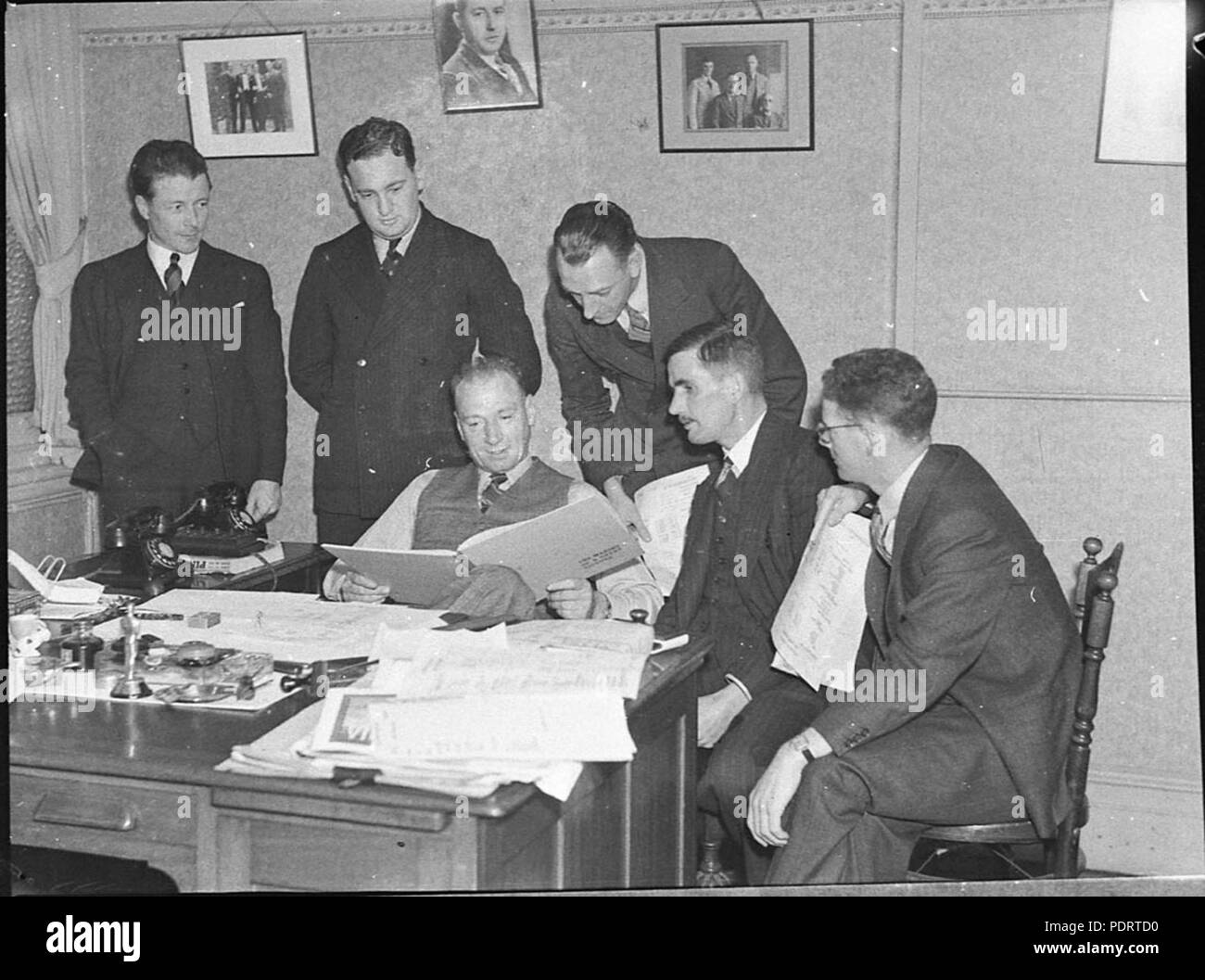 138 SLNSW 19688 Columbia Pictures Konferenz Stockfoto