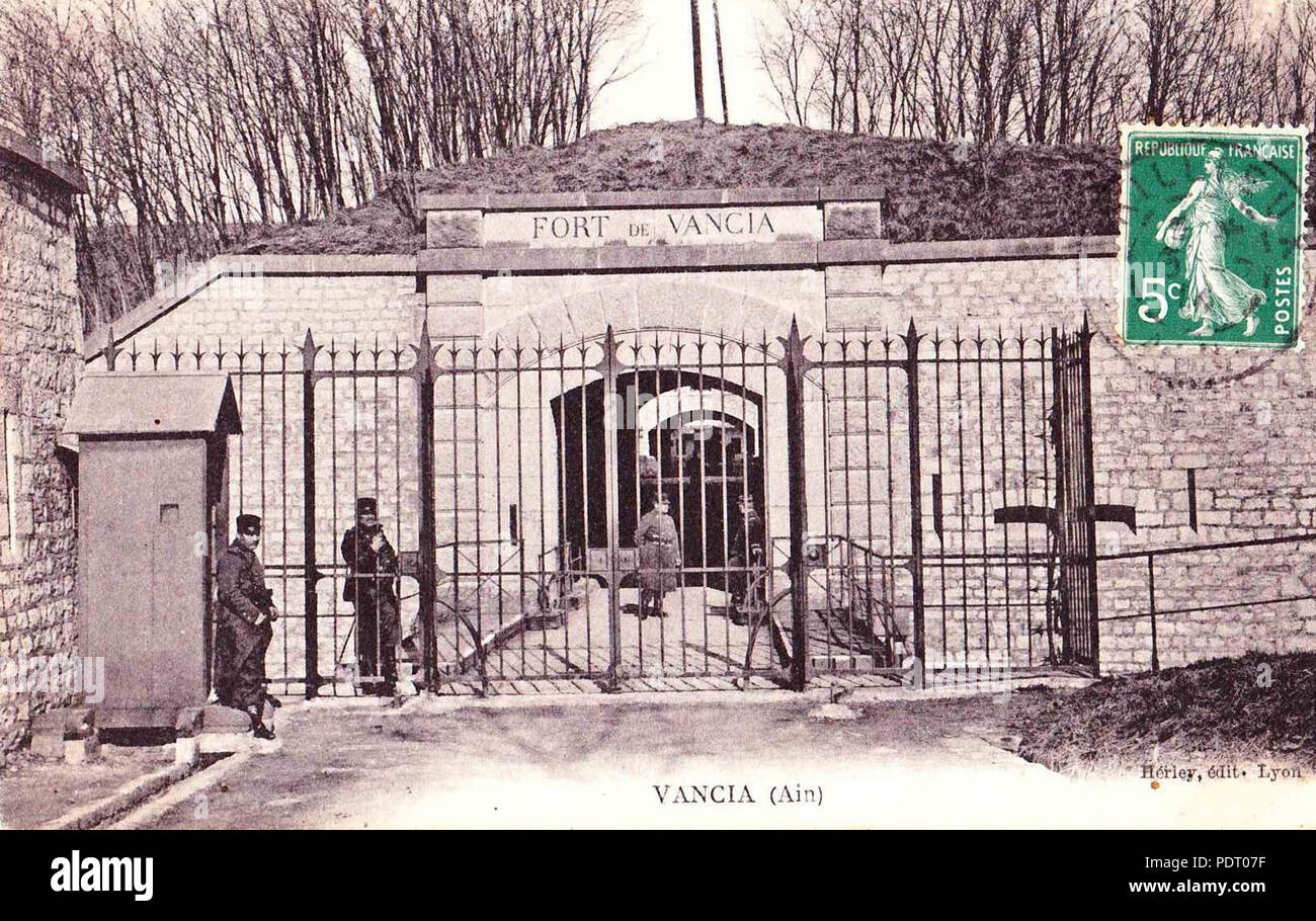 95 Carte postale Ancienne du Fort de Vancia Stockfoto