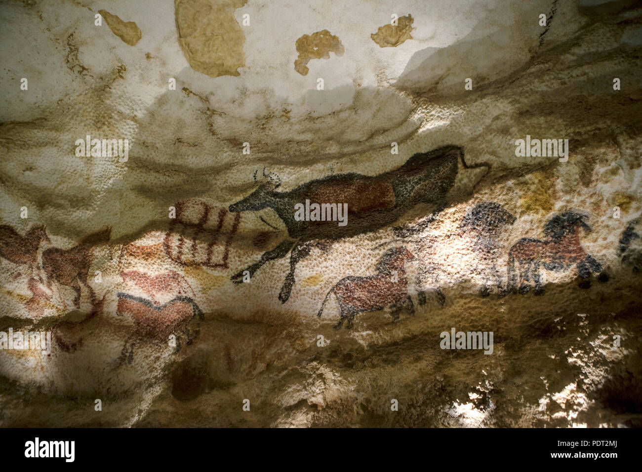 Montignac Lascaux IV - Internationales Zentrum für die Höhle Kunst Ende funktioniert. Eine fast vollständige Kopie der ursprünglichen Höhle (2016/10/24) Stockfoto