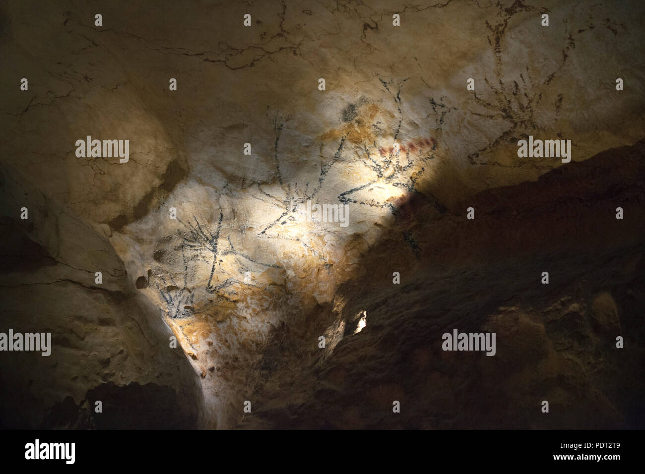 Montignac Lascaux IV - Internationales Zentrum für die Höhle Kunst Ende funktioniert. Eine fast vollständige Kopie der ursprünglichen Höhle (2016/10/24) Stockfoto