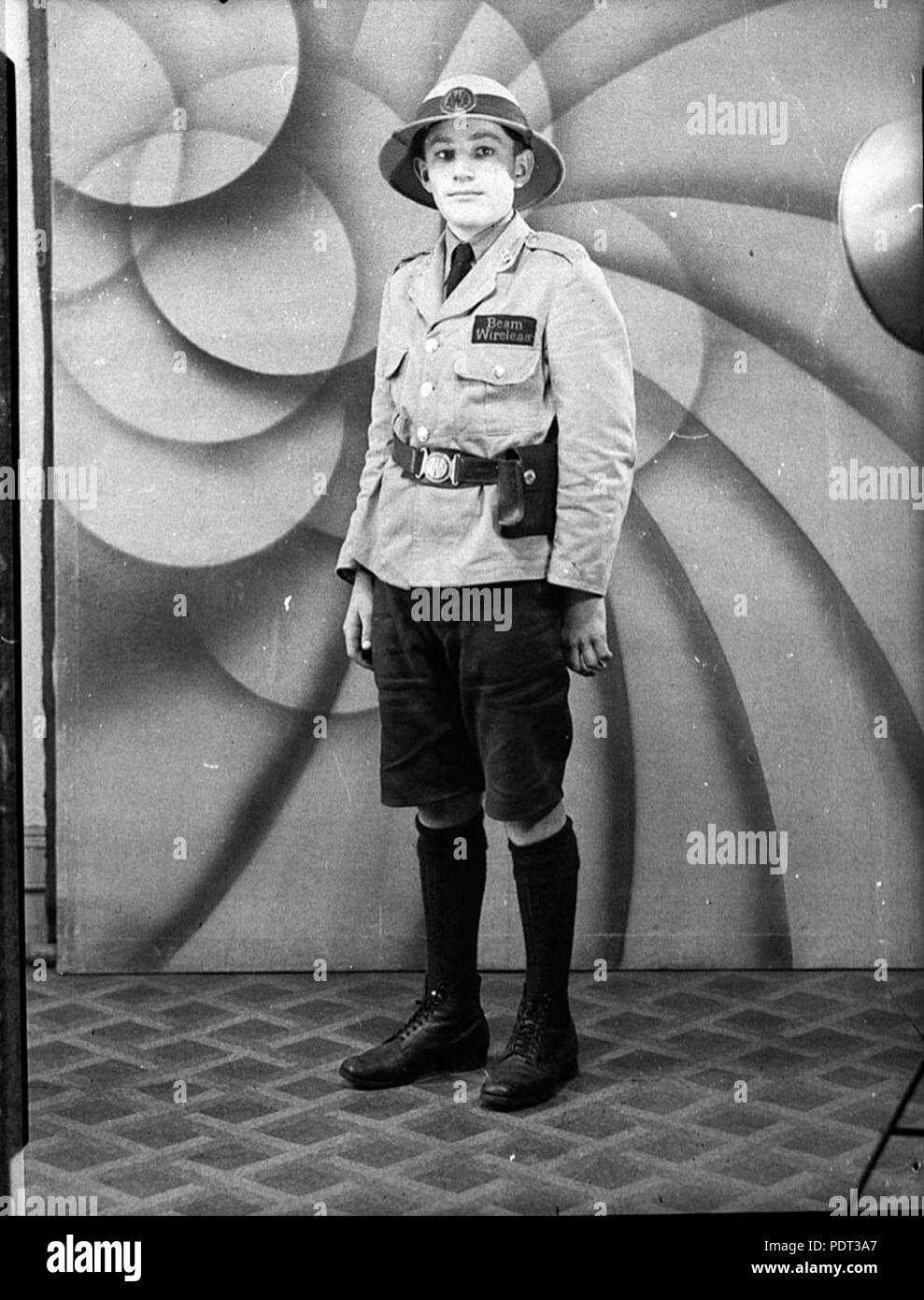 140 SLNSW 21078Strahl wireless Boy Stockfoto