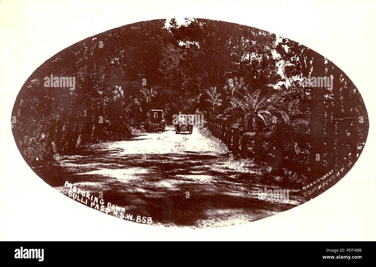 173 SLNSW 796159 Autofahren, Bulli Pass Stockfoto