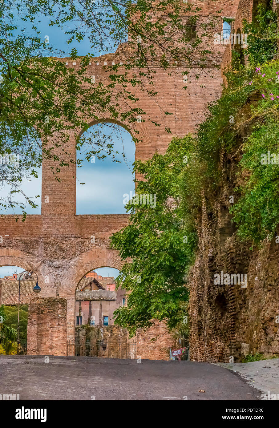 Rom, Italien, 13. Oktober 2016: Ruinen des Forum Romanum (Foro Romano) in Rom, Italien Stockfoto