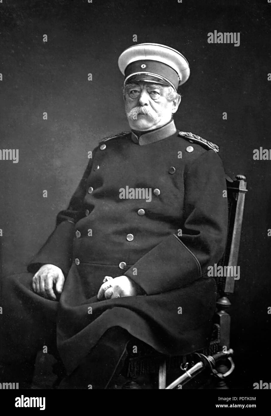 OTTO von Bismarck (1815-1898), preußischer Staatsmann ungefähr 1875 Stockfoto