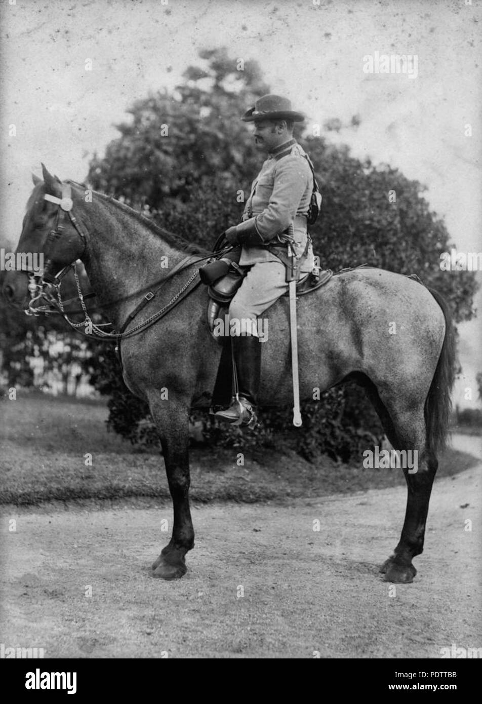 205 StateLibQld 1 110964 Percy Ralph Ricardo, Moreton montiert Infanterie, 1889 Stockfoto