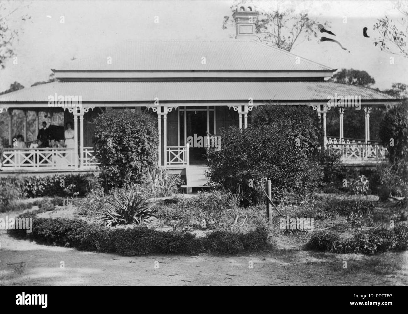 206 StateLibQld 1 111360 Devoy Residence in Ashgrove, Brisbane, Ca. 1908 Stockfoto