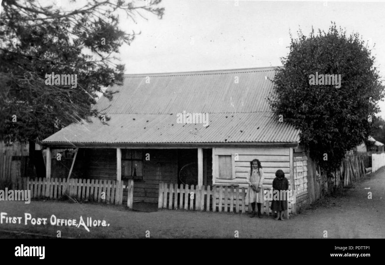 206 StateLibQld 1 112388 erste Post, Allora Stockfoto