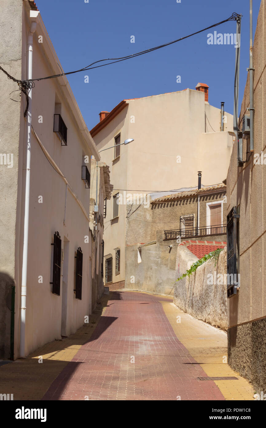 Oria eine kleine ländliche Stadt in Andalusien Spanien Stockfoto