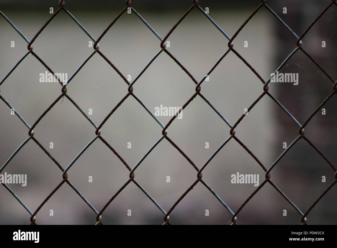 Maschendrahtzaun Stockfoto