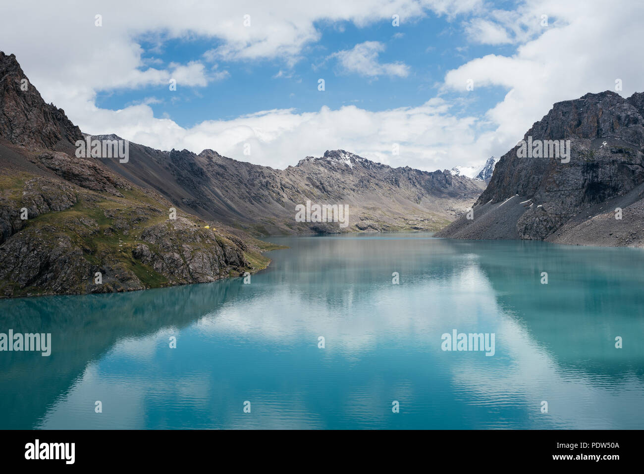 Der Ala Kul See in Kirgisistan Stockfoto
