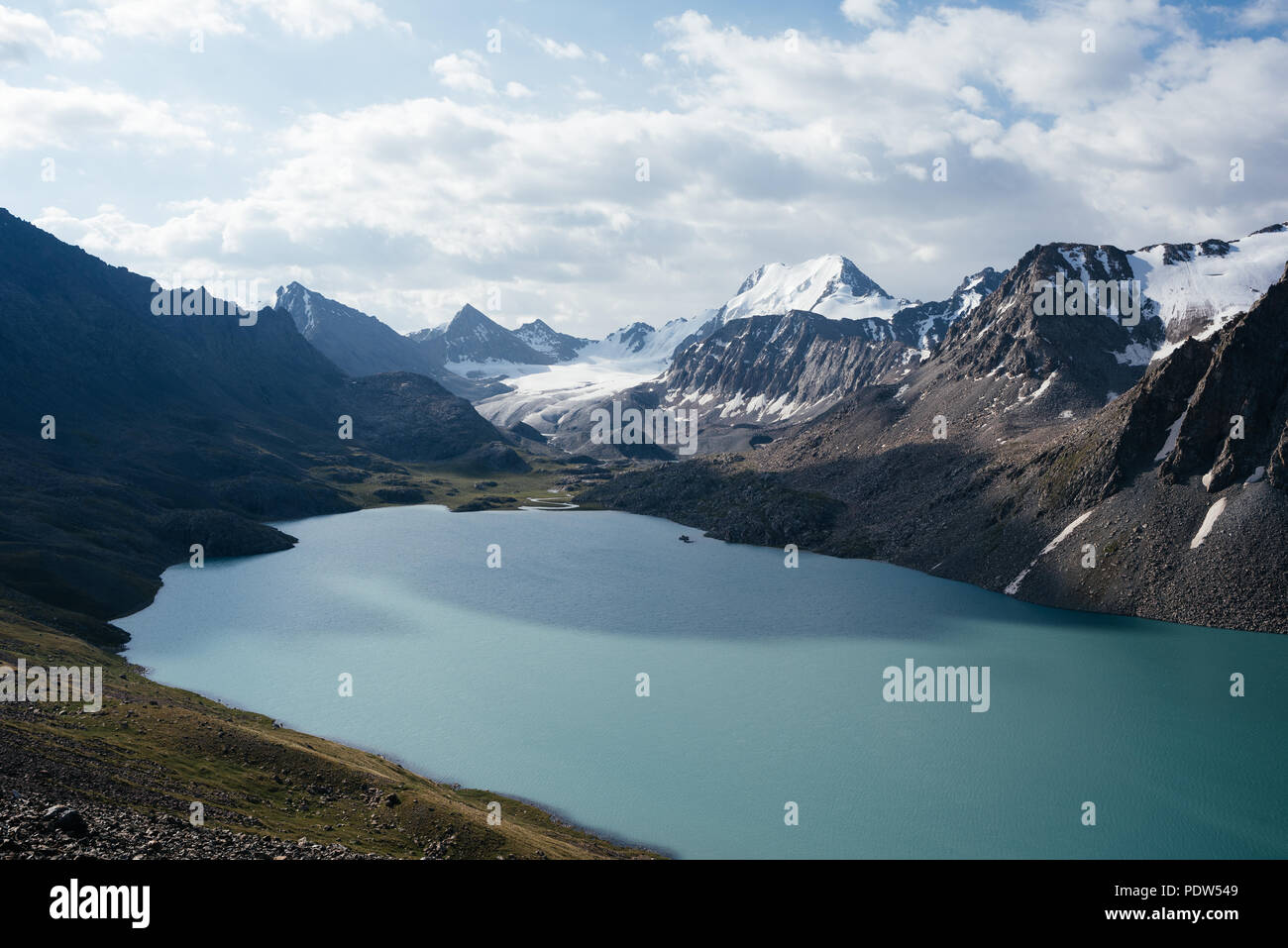 Der Ala Kul See in Kirgisistan Stockfoto