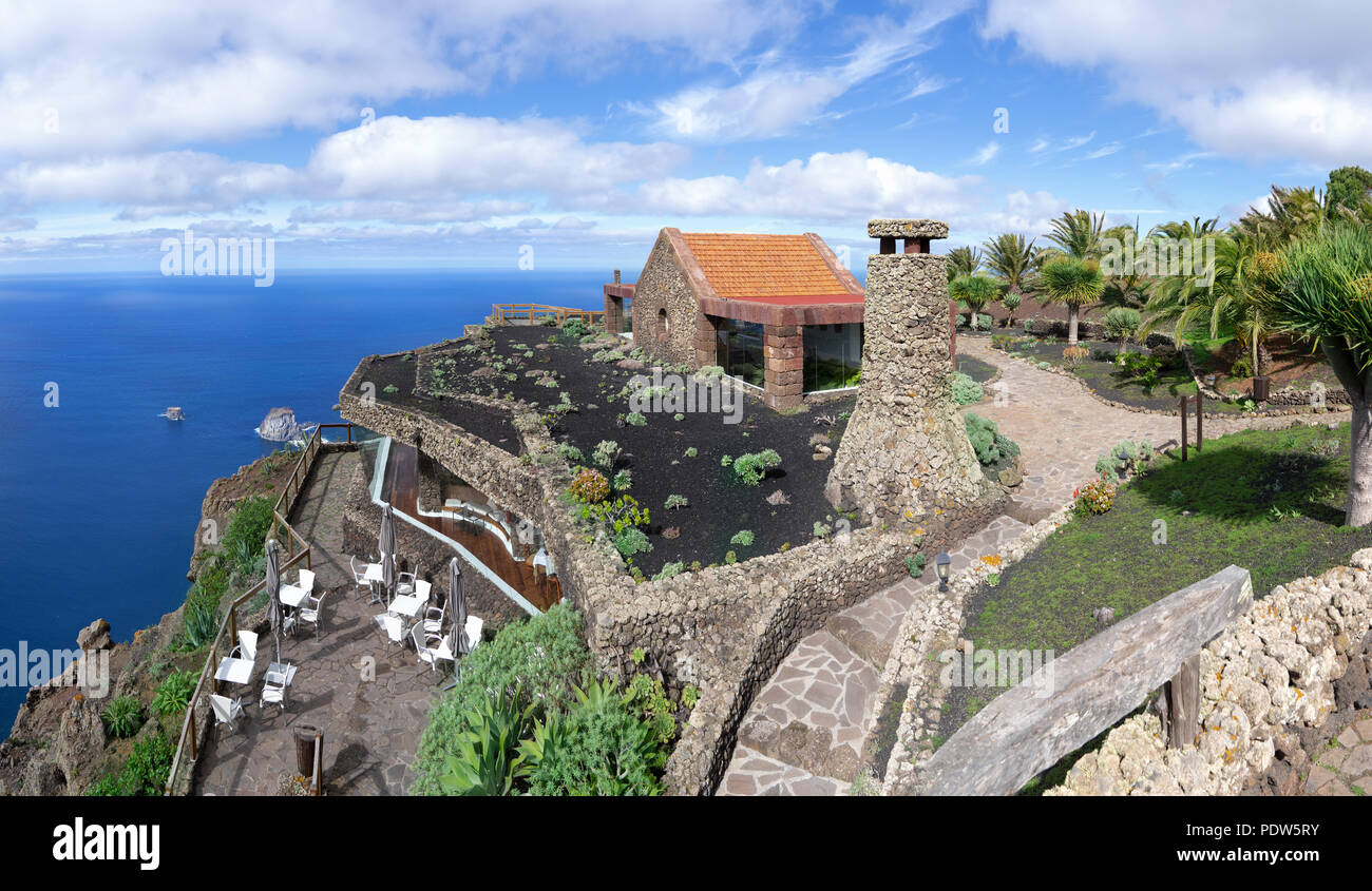 El Hierro - Mirador de La Pena Stockfoto