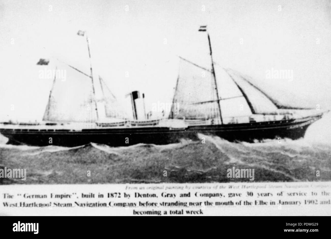 229 StateLibQld 1 147627 Deutsches Reich (Schiff) Stockfoto