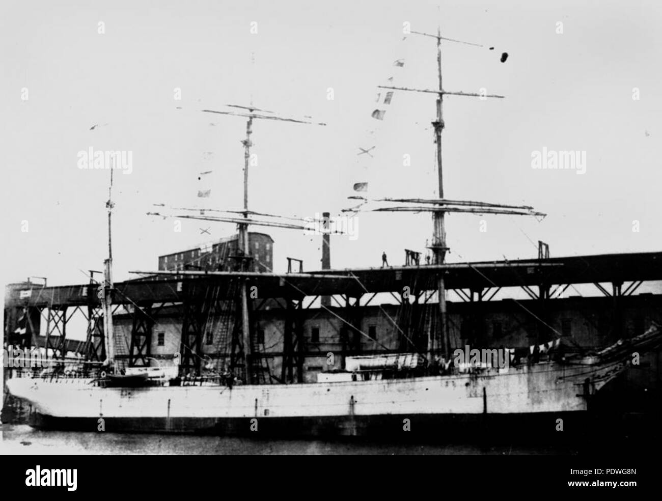 230 StateLibQld 1 148307 Montevideo (Schiff) Stockfoto