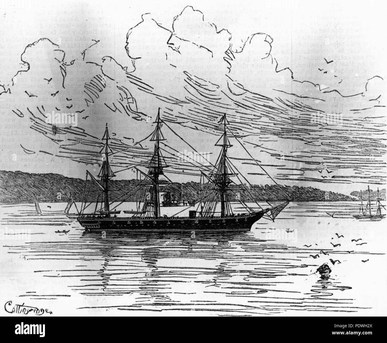 235 StateLibQld 1 16142 Wolverene im Hafen Stockfoto