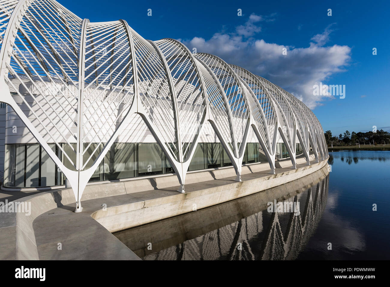 Innovation, Wissenschaft und Technologie-Gebäude an der Florida Polytechnic University, Lakeland, Florida, USA Stockfoto