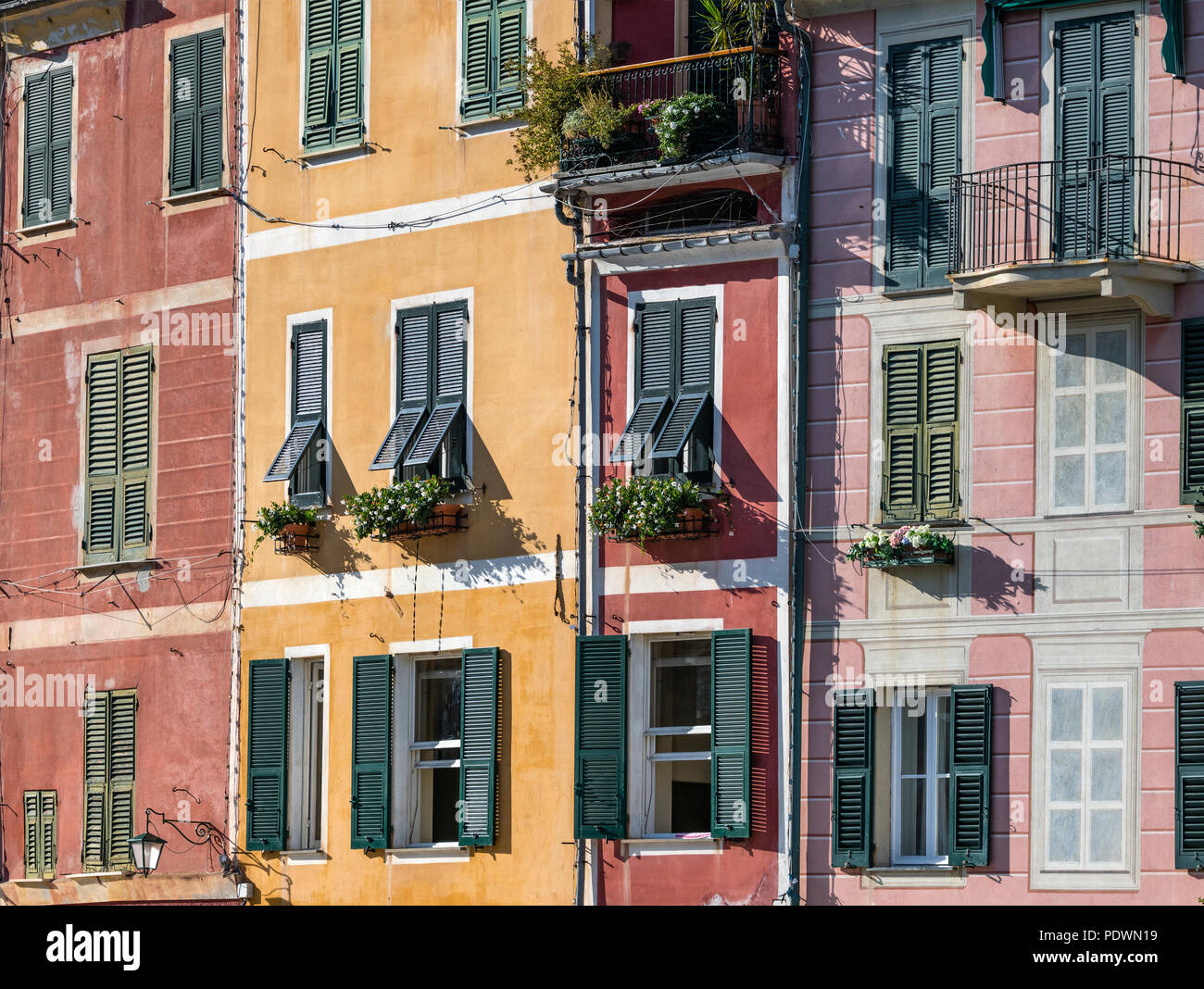 Malerischen Hafen und das Dorf von Portofino, Ligurien, Italien. Stockfoto
