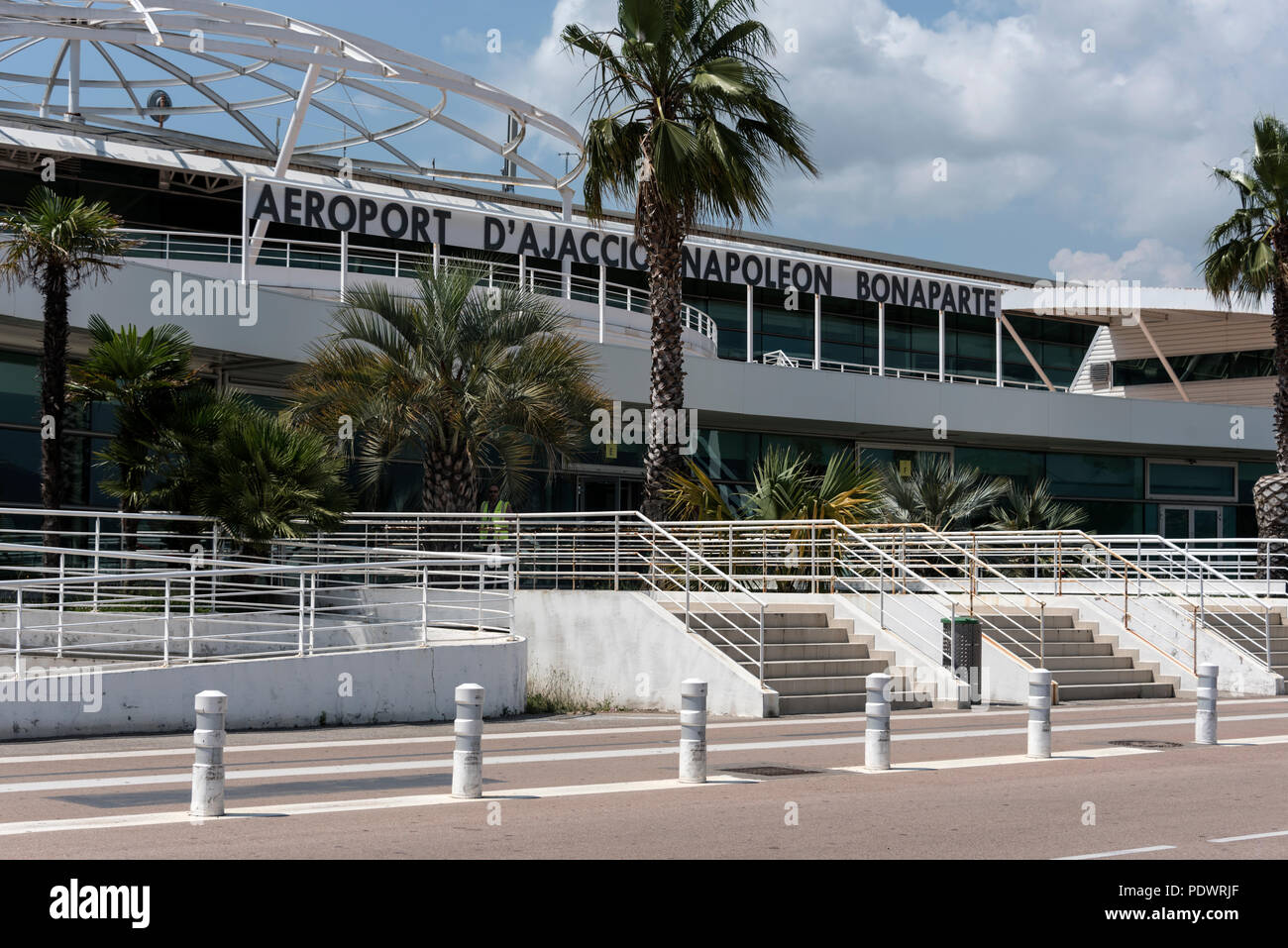 Flughafen Ajaccio Napoleon Bonaparte in Ajaccio auf Korsika Stockfoto