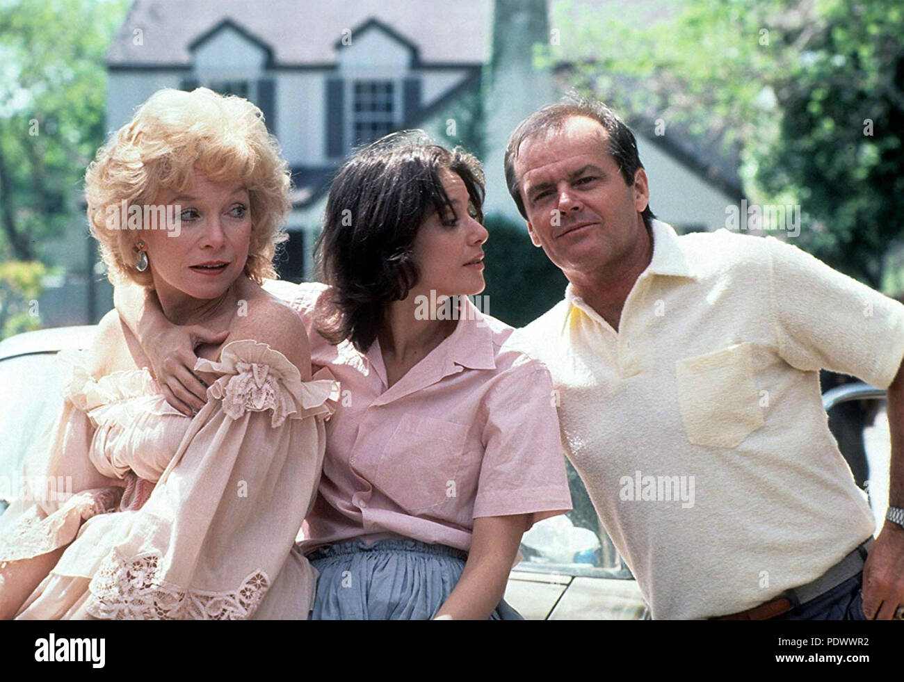 Der Zuneigung 1983 Paramount Pictures Film mit Von links: Shirley MacLaine, Debra Winger, Jack Nicholson Stockfoto