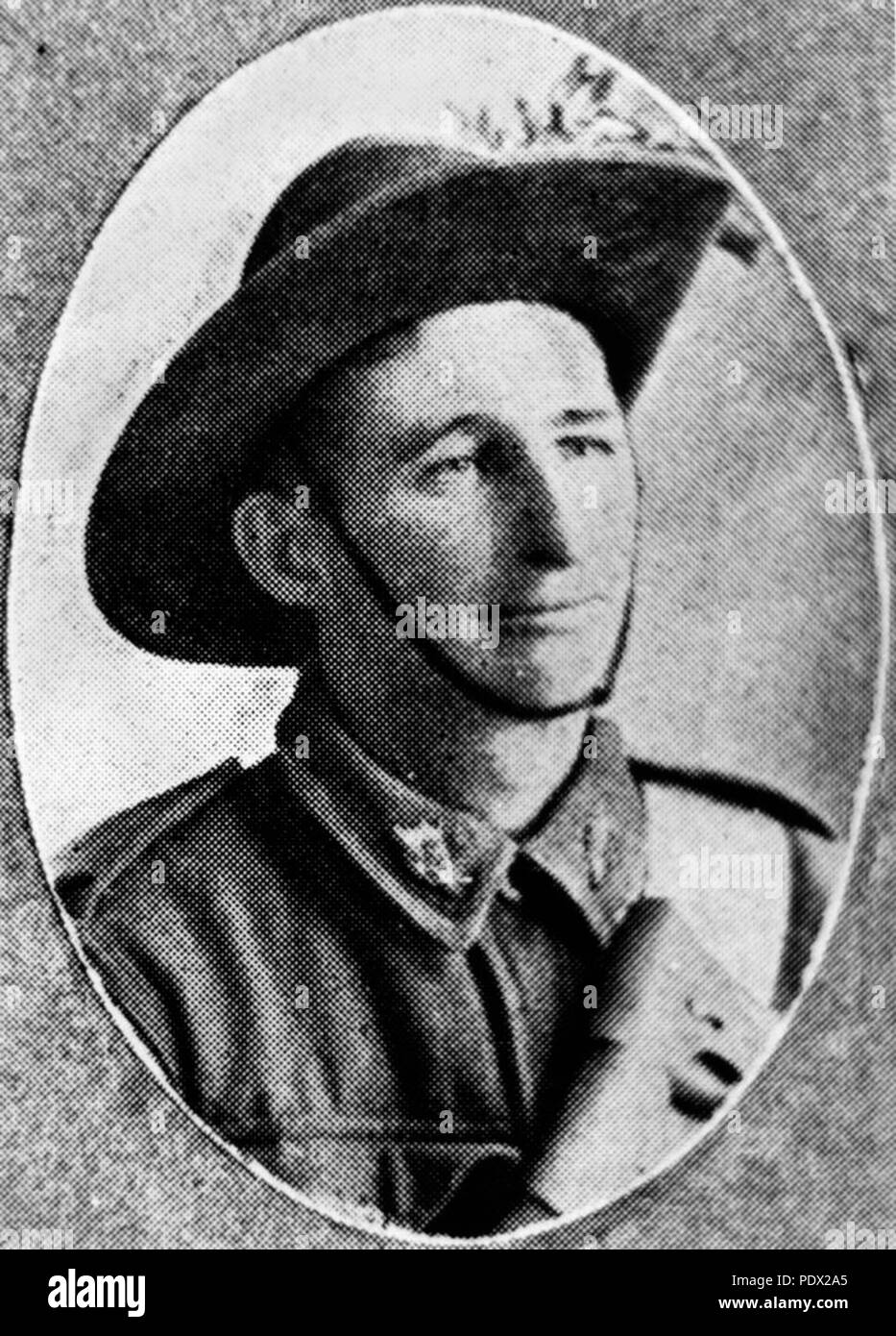 242 StateLibQld 1 173287 der Erste Weltkrieg Soldat D. McPherson, 1916 Stockfoto