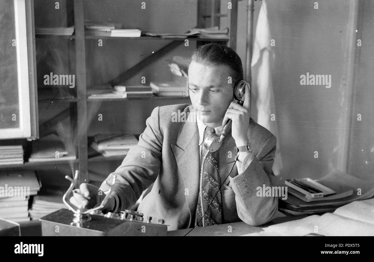 355 Telefon, Büro Fortepan 11520 Stockfoto