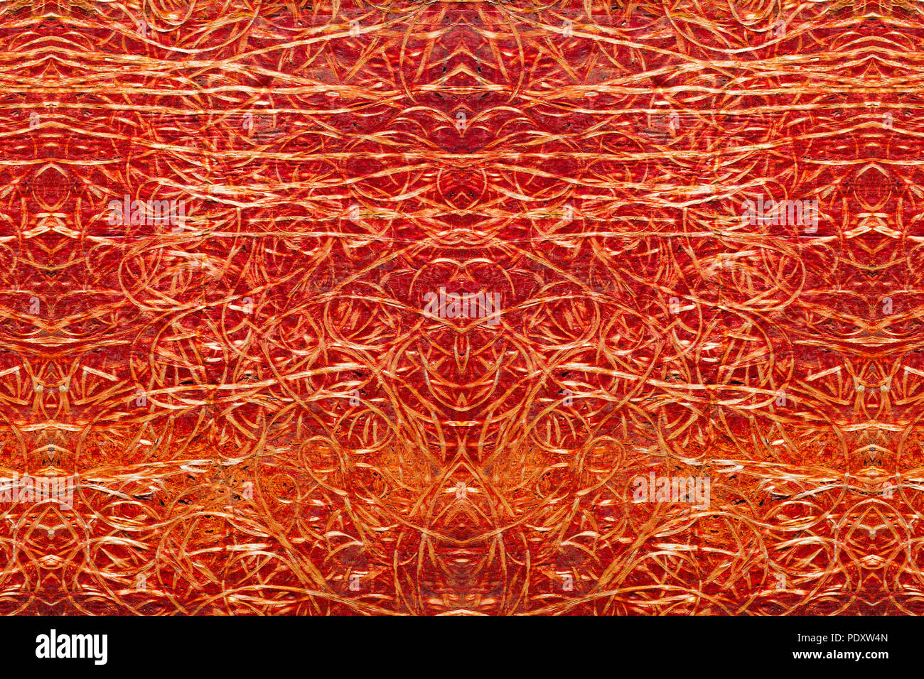Abstrakte fiberglas Hintergrund. Rote Farbe. Stockfoto