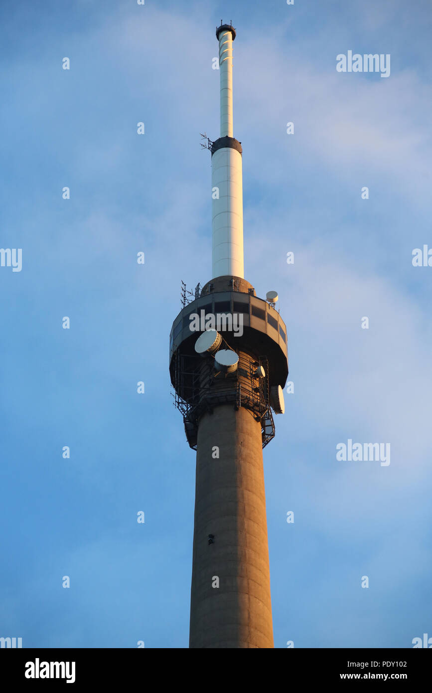 Sendestation Emley Moor Stockfoto