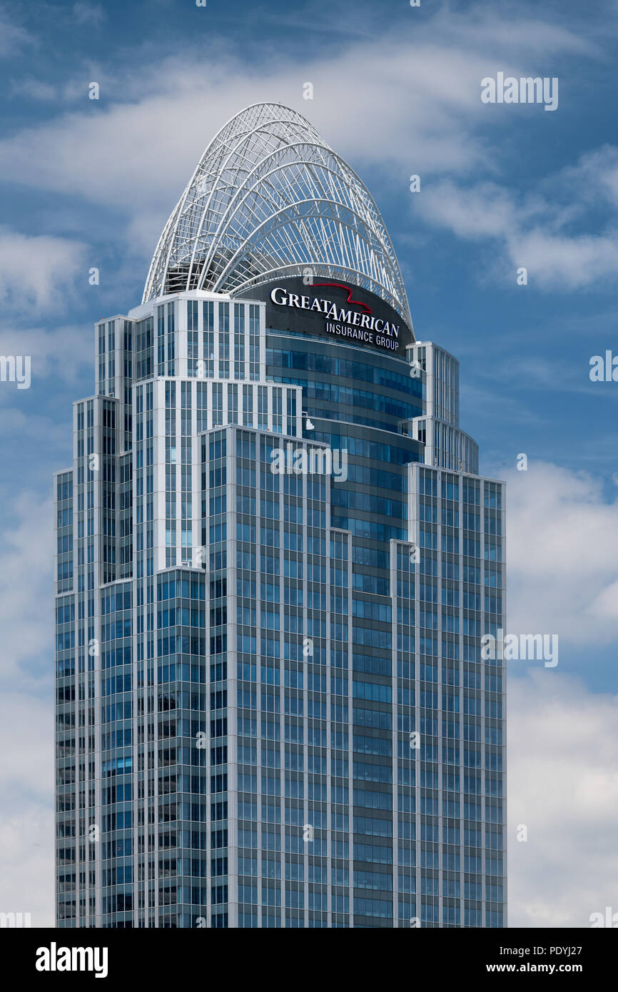 Great American Tower Gebäude in Cincinnati, Ohio Stockfoto